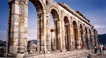 Volubilis, Roman arches