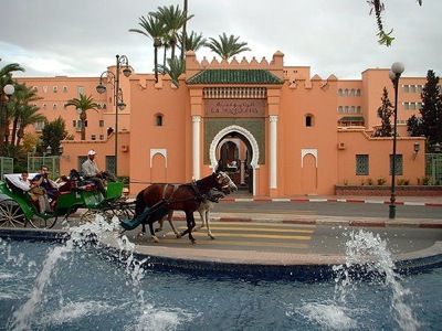 La-Mamounia-Hotel-Horse-and-Carrige