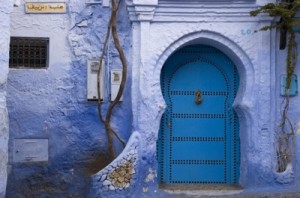 Chefchaouen Arched Doorway
