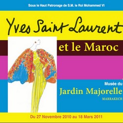Yves Saint Laurent Exhibition Postcard