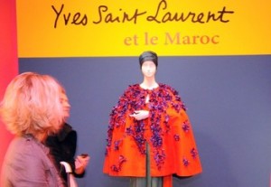 Yves Saint Laurent Exhibition Entrance