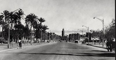 Avenue Mohammed V (Former avenue Mangin 1930) Gueliz